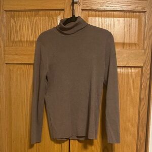 Chico's Taupe Turtleneck Sweater